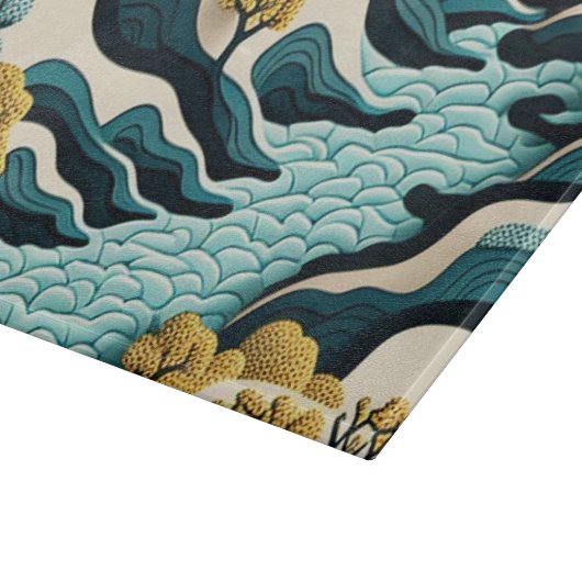 Modern Landscape カッティングボード (角)