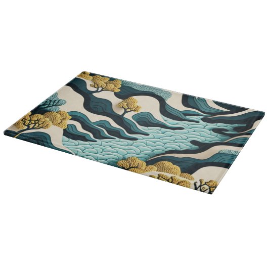 Modern Landscape カッティングボード (角)