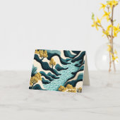 Modern Landscape カード (黄色い花)