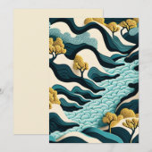 Modern Landscape サンキューカード (正面/裏面)