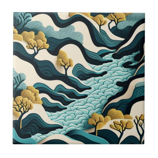 Modern Landscape タイル (正面)