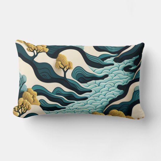 Modern Landscape ランバークッション (正面)