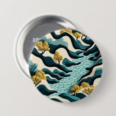 Modern Landscape 缶バッジ (正面&裏面)