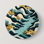 Modern Landscape 缶バッジ (正面)