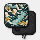 Modern Landscape 鍋敷き (正面/裏面)
