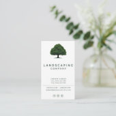 Modern Landscaping Business Card 名刺 (スタンド正面)