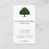 Modern Landscaping Business Card 名刺 (正面)