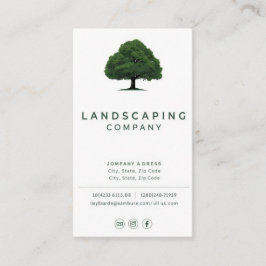 Modern Landscaping Business Card 名刺