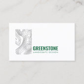 Modern Landscaping Minimal Topography Design 名刺 (正面)