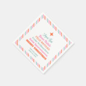 Modern Languages Merry Christmas Paper Napkins スタンダードカクテルナプキン (角)