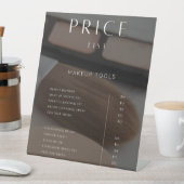 Modern Lash Extension Price List Editable Beauty  台座サイン (インサイチュ)