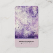 Modern Lavender Colored Earring Display 名刺 (正面)