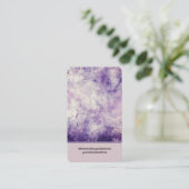 Modern Lavender Colored Earring Display 名刺 (スタンド正面)