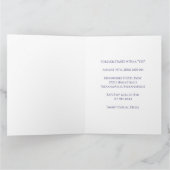 Modern Lavender Typography Engagement Party Invite カード (内部)