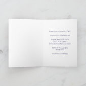 Modern Lavender Typography Engagement Party Invite カード (内部)