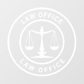 Modern Law Office Welcome ウィンドウサイン (シート)