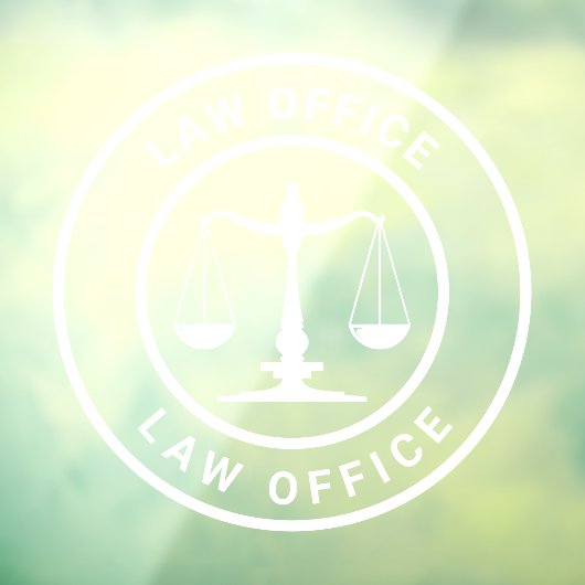 Modern Law Office Welcome ウィンドウサイン (シート3)