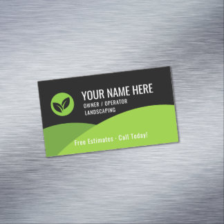 Modern Lawn Care Landscaping マグネット名刺