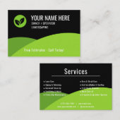 Modern Lawn Care Landscaping 名刺 (正面/裏面)