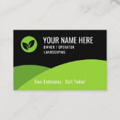 Modern Lawn Care Landscaping 名刺 (正面)