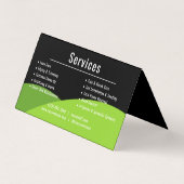 Modern Lawn Care Landscaping 名刺 (裏面)