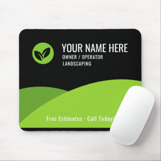Modern Lawn Care Landscaping Business マウスパッド