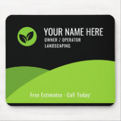 Modern Lawn Care Landscaping Business マウスパッド (正面)
