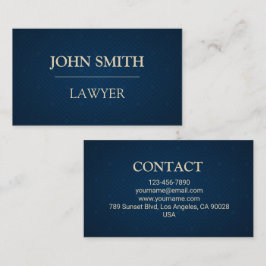 Modern Lawyer Business Card 名刺