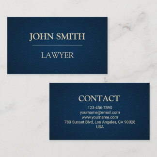 Modern Lawyer Business Card 名刺