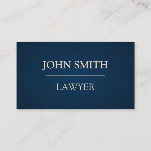 Modern Lawyer Business Card 名刺 (正面)