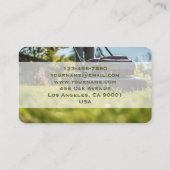 Modern Lawyer Business Card 名刺 (裏面)