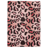 Modern Leopard Pattern Animal クリップボード (裏面)