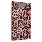 Modern Leopard Pattern Animal クリップボード (右)
