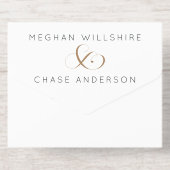 Modern Lets Do This Text  オールインワン招待状 (背面)