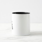 Modern Letter A Initial Coffee Mug マグカップ (中央)