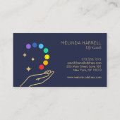 Modern Life Coach Healing Hands Spiritual Wellness 名刺 (裏面)