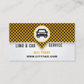 Modern Limo & Car Service Logo Design 名刺 (正面)
