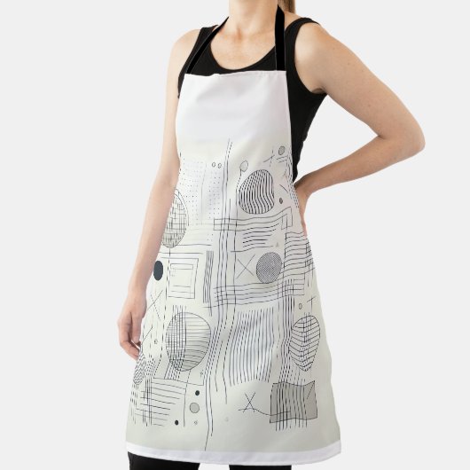 Modern Linear Geometry Apron エプロン (インサイチュ)
