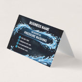 Modern Liquid Entity Residential Pressure Washing 名刺 (正面)