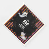 Modern Little Boo Ghost Cat Baby Shower  (コーナー)