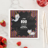 Modern Little Boo Ghost Cat Baby Shower  (インサイチュ)