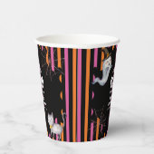 Modern Little Boo Ghost Cat Baby Shower  紙コップ (右)