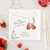 Modern Little Champion Boxing Sport Baby Shower (インサイチュ)