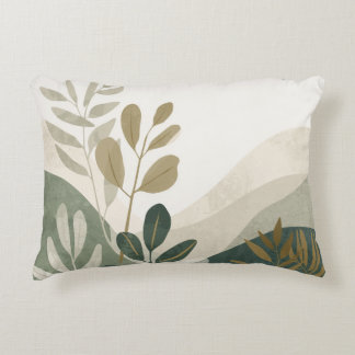  Modern Living Room Accent Pillow - Soft Gray  アクセントクッション