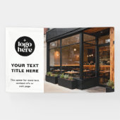 Modern Logo Photo Professional Business  横断幕 (横)