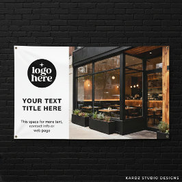 Modern Logo Photo Professional Business  横断幕