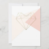 Modern Love Baby Shower Invitation – Abstract 招待状 (裏面)