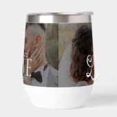 Modern Love Custom Wedding Photo Couples Monogram (左面)