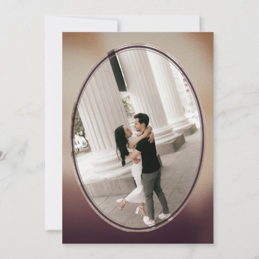 Modern Love is Brewing Coffee Bridal Shower 招待状 (裏面)