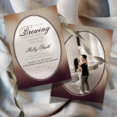 Modern Love is Brewing Coffee Bridal Shower 招待状